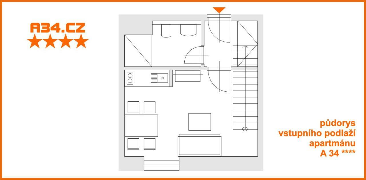 A34 Apartment Loucna nad Desnou Ngoại thất bức ảnh